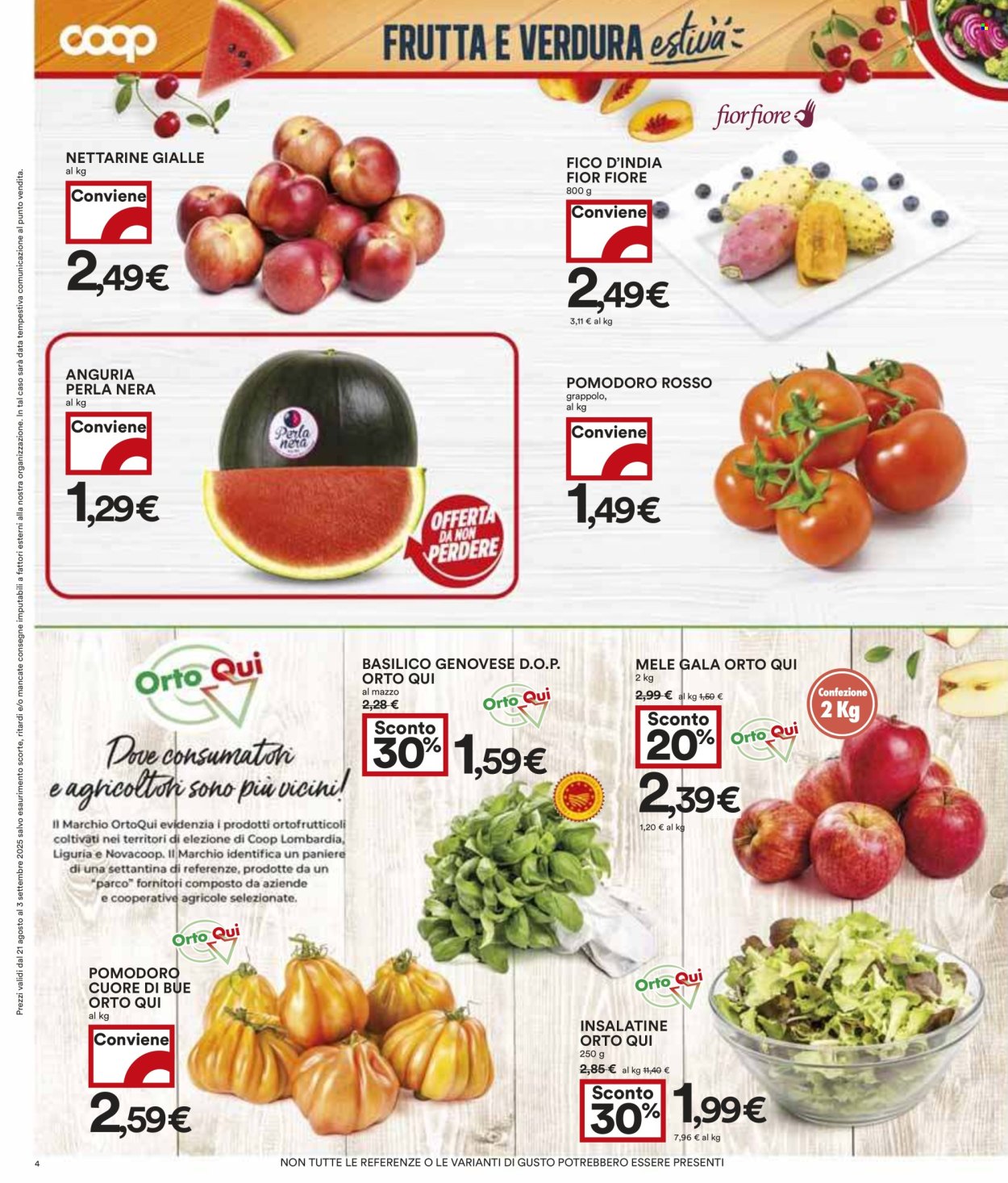 Volantino Coop - 21/8/2025 - 3/9/2025. Pagina 4