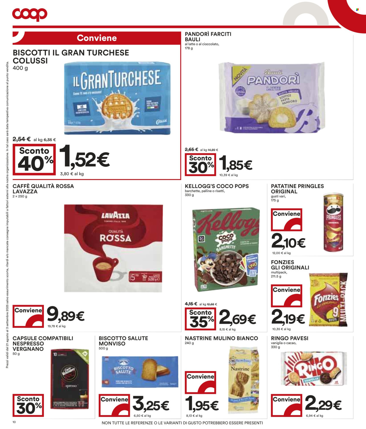 Volantino Coop - 21/8/2025 - 3/9/2025. Pagina 10