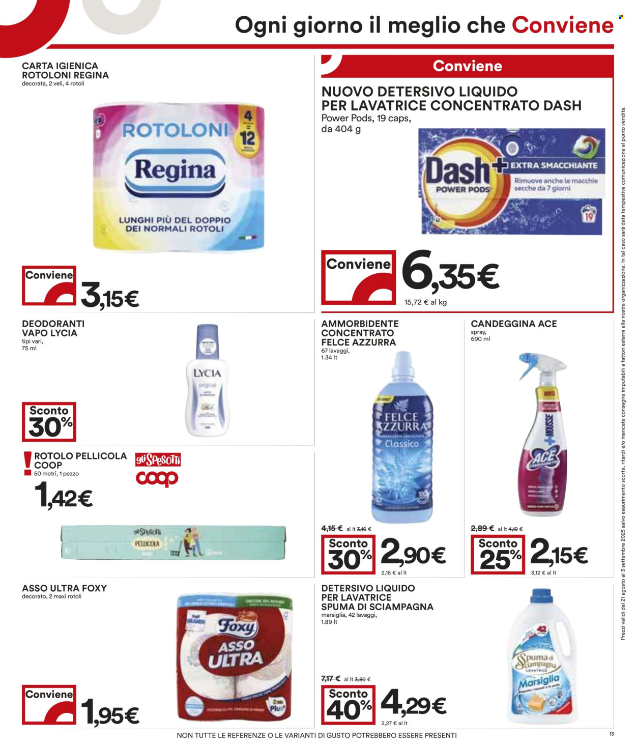 Volantino Coop - 21/8/2025 - 3/9/2025. Pagina 13