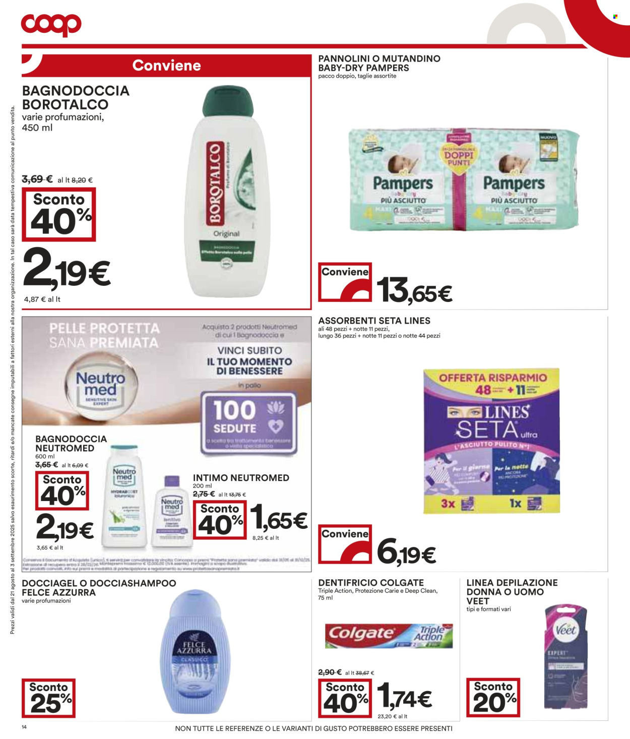 Volantino Coop - 21/8/2025 - 3/9/2025. Pagina 14