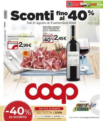 Volantino Coop - 21/8/2025 - 3/9/2025.