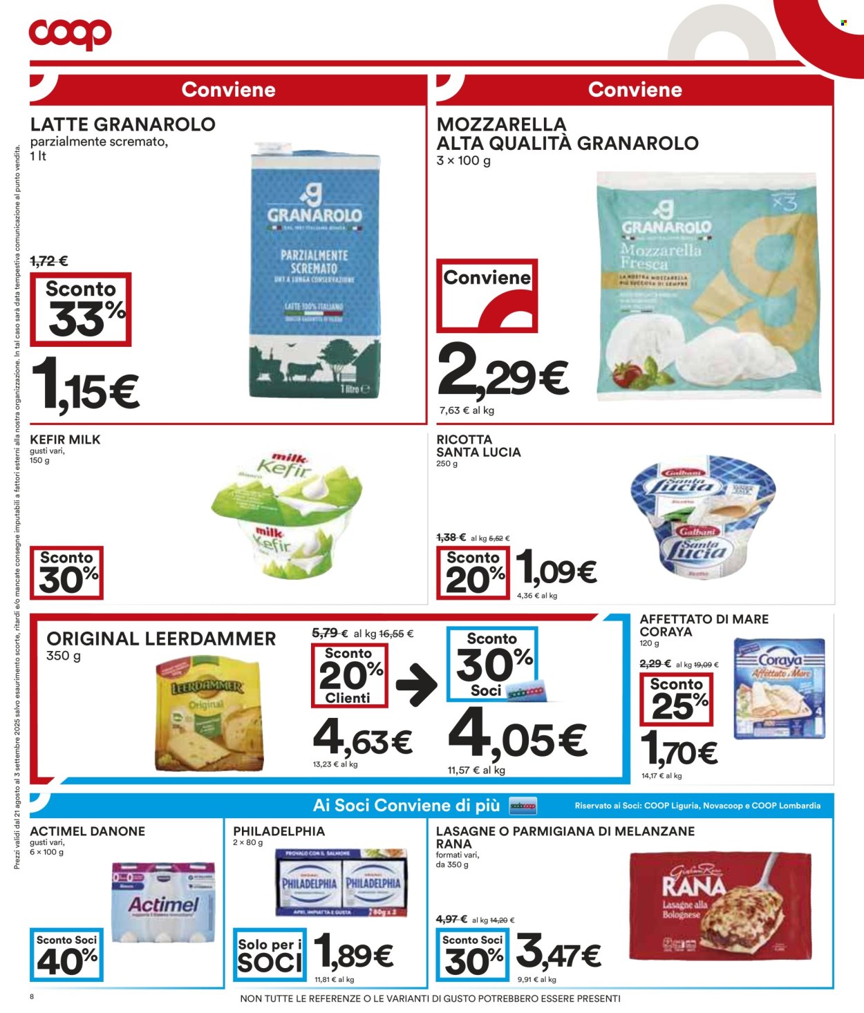 Volantino Coop - 21/8/2025 - 3/9/2025. Pagina 8