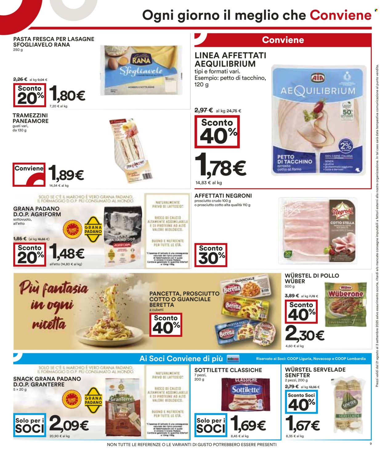 Volantino Coop - 21/8/2025 - 3/9/2025. Pagina 9