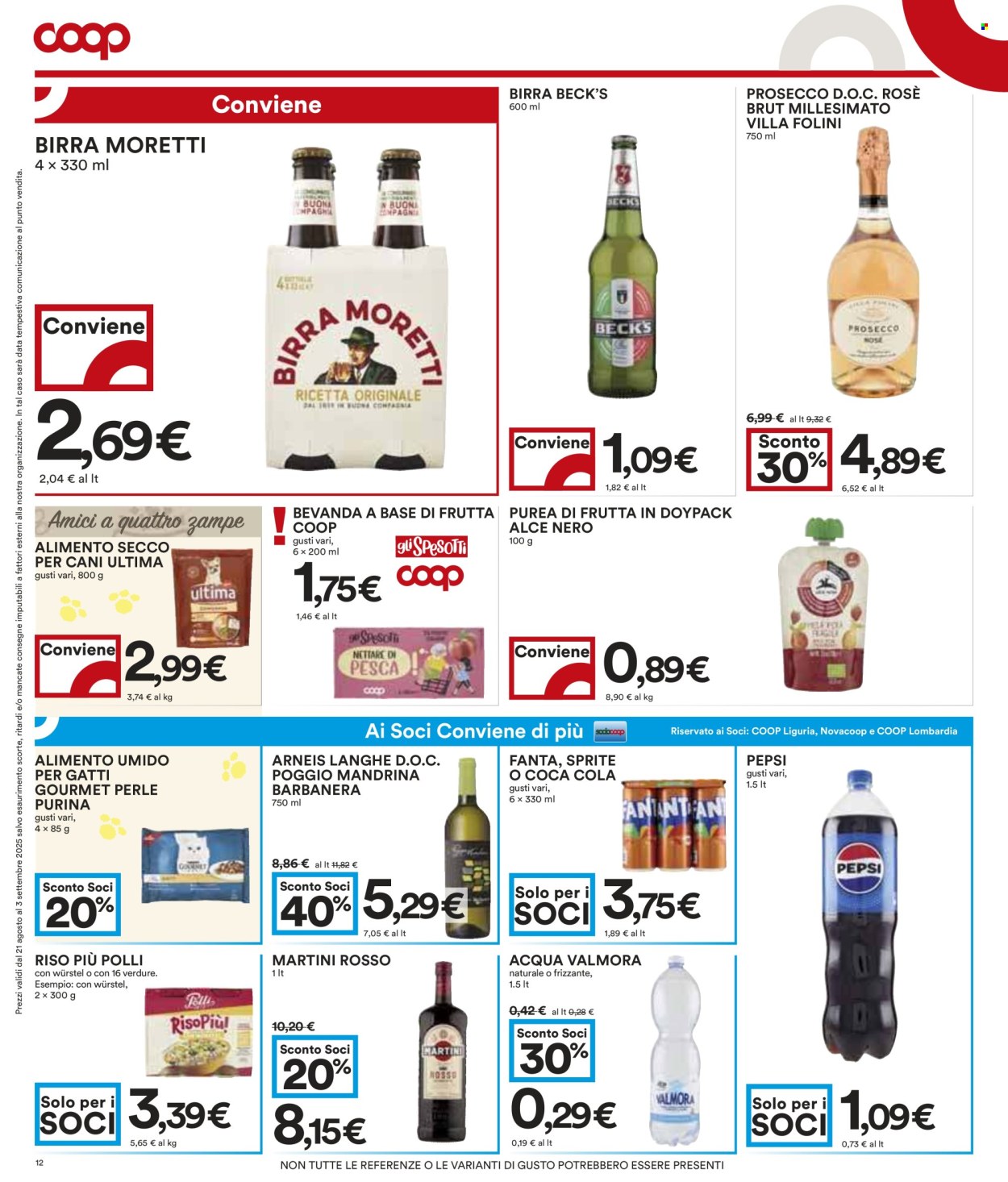 Volantino Coop - 21/8/2025 - 3/9/2025. Pagina 12