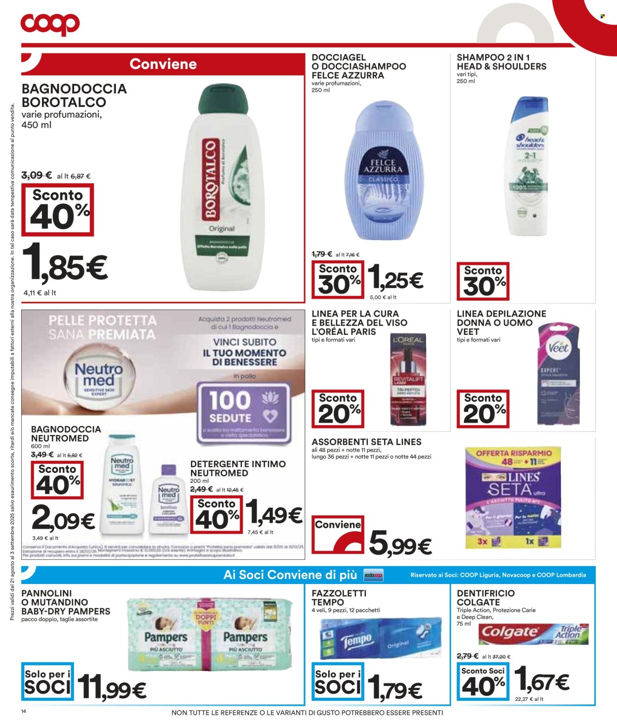 Volantino Coop - 21/8/2025 - 3/9/2025. Pagina 14