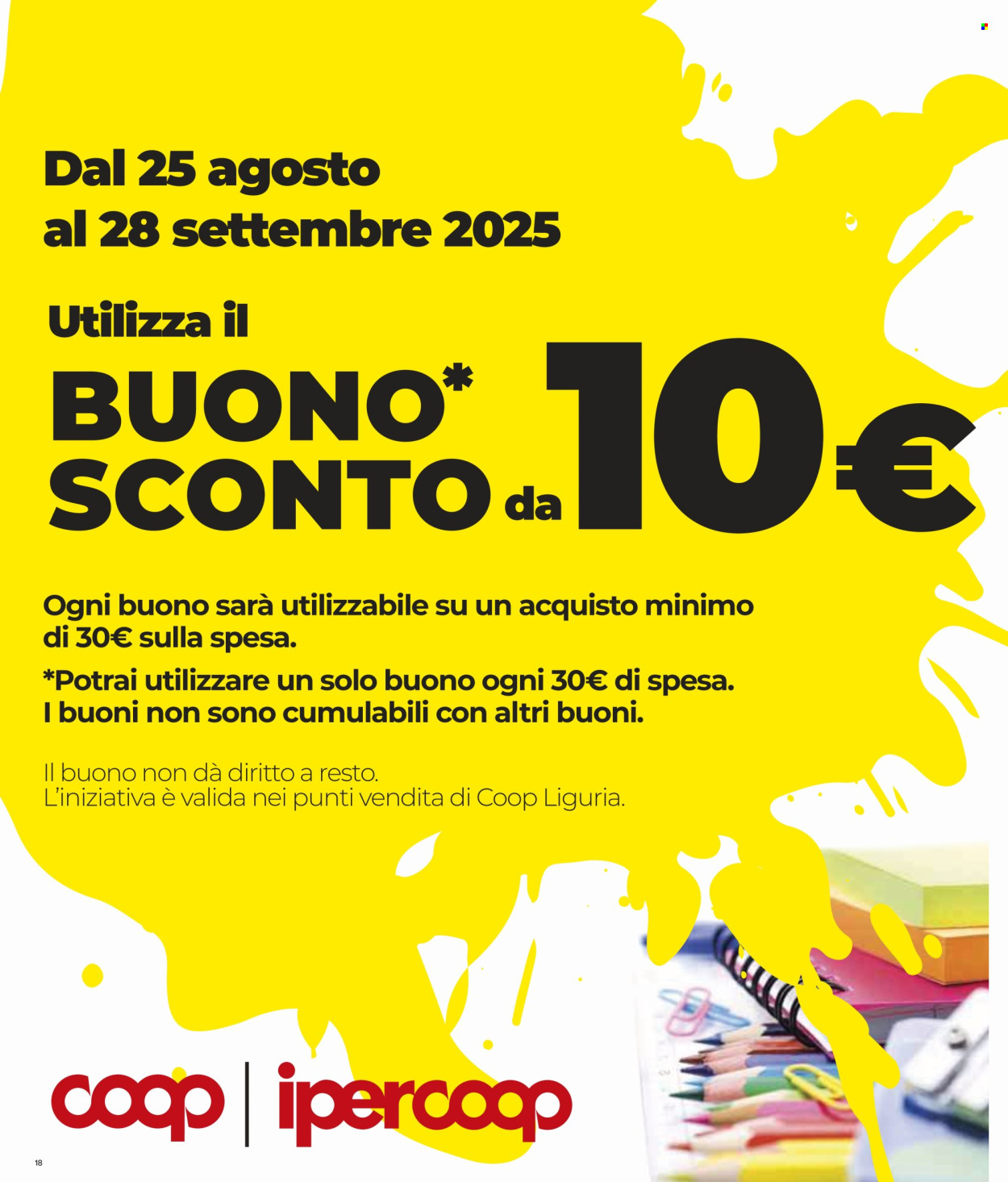 Volantino Coop - 21/8/2025 - 3/9/2025. Pagina 18