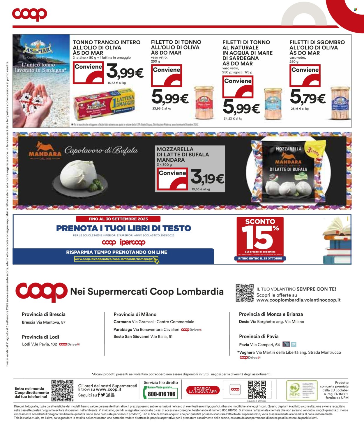 Volantino Coop - 21/8/2025 - 3/9/2025. Pagina 29