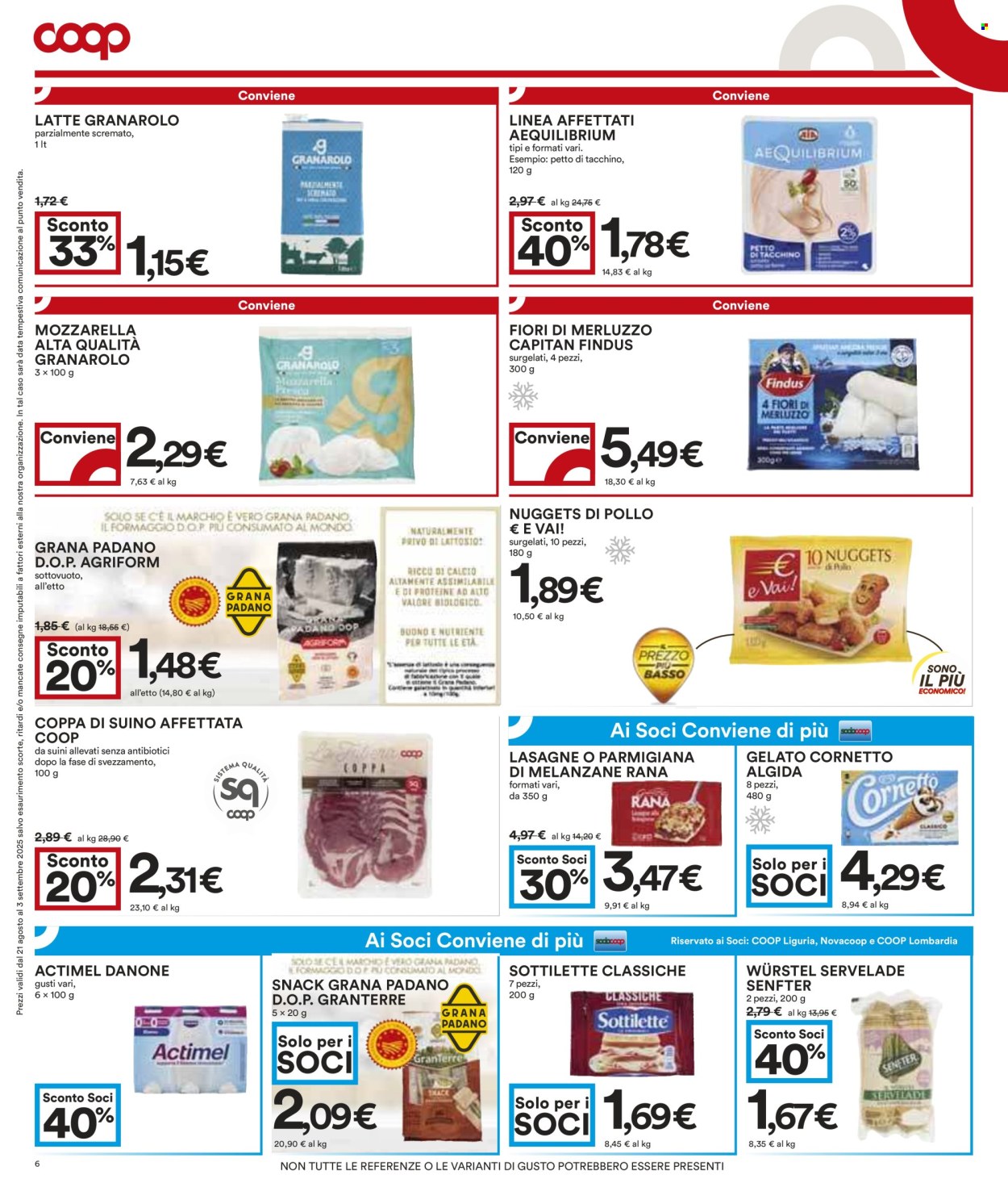 Volantino Coop - 21/8/2025 - 3/9/2025. Pagina 6