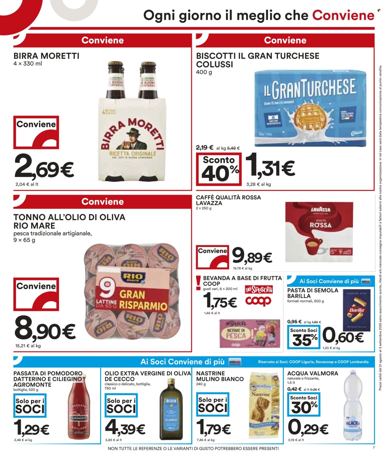 Volantino Coop - 21/8/2025 - 3/9/2025. Pagina 7