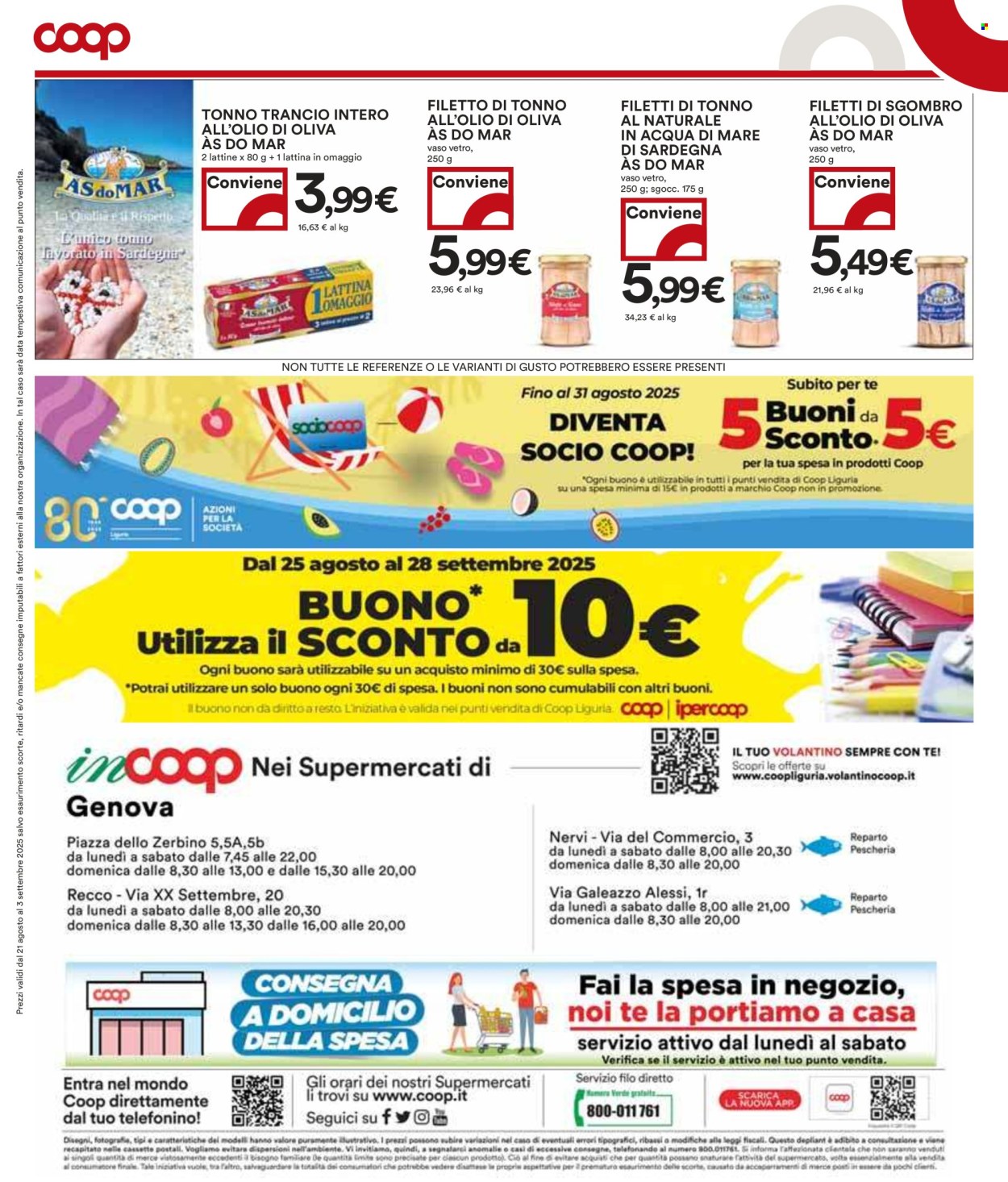 Volantino Coop - 21/8/2025 - 3/9/2025. Pagina 10