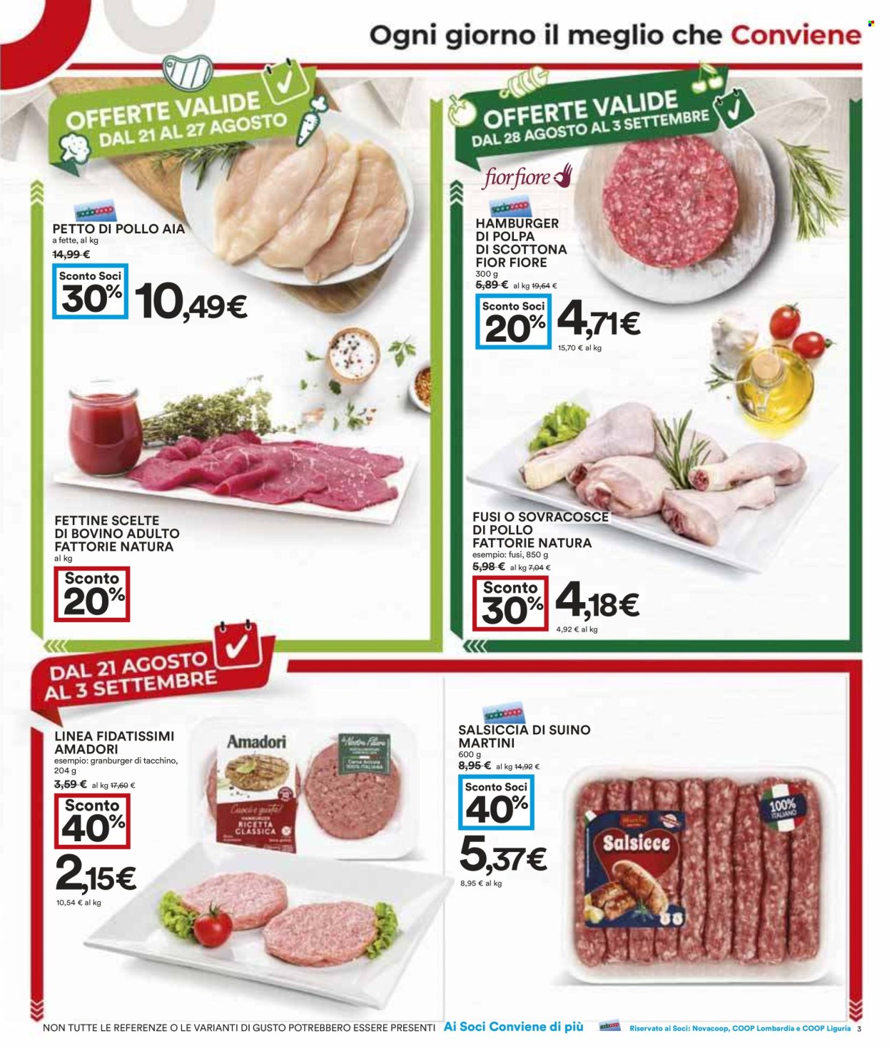 Volantino Coop - 21/8/2025 - 3/9/2025. Pagina 3
