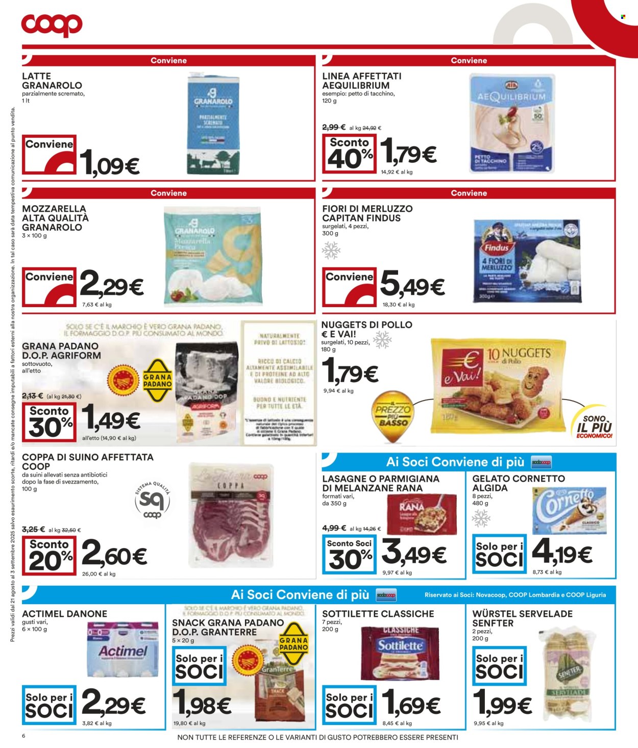 Volantino Coop - 21/8/2025 - 3/9/2025. Pagina 6
