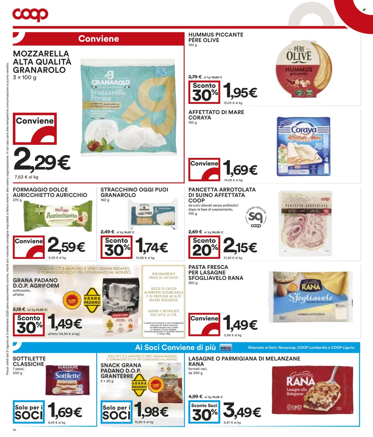 Volantino Coop - 21/8/2025 - 3/9/2025. Pagina 10