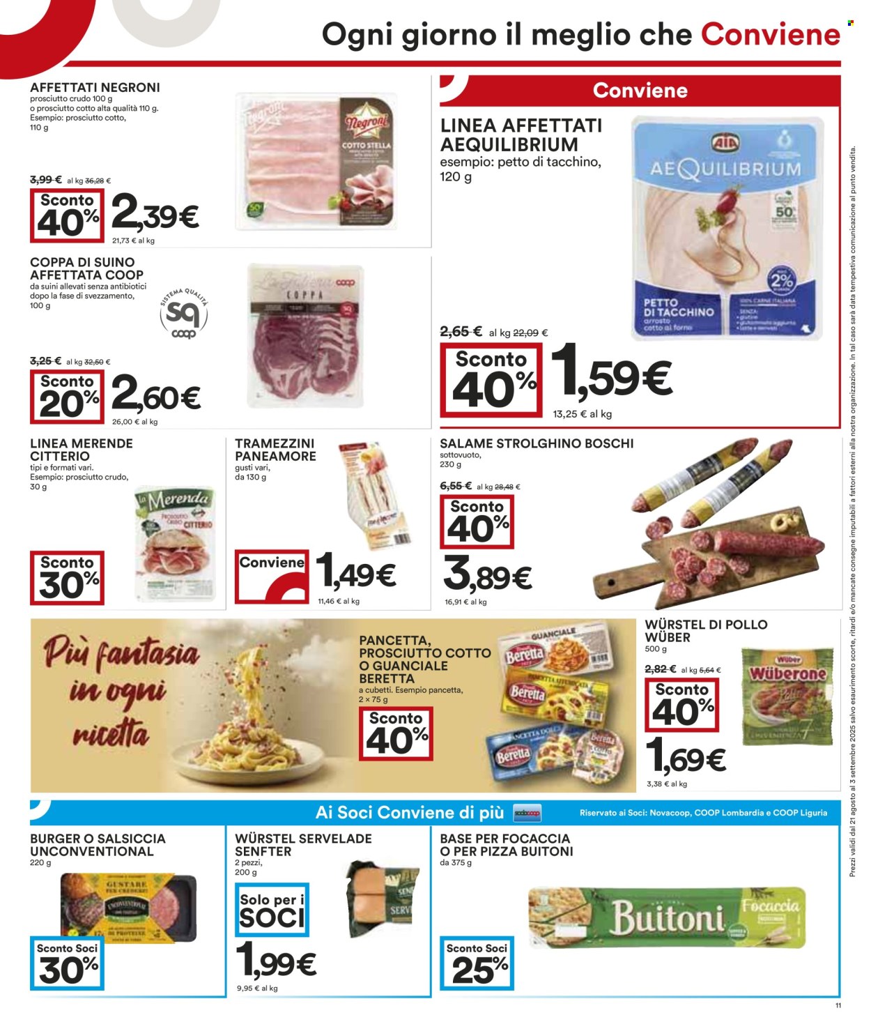 Volantino Coop - 21/8/2025 - 3/9/2025. Pagina 11