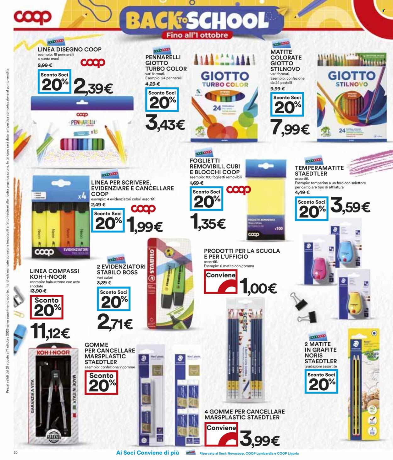 Volantino Coop - 21/8/2025 - 3/9/2025. Pagina 20