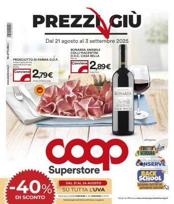 Volantino Coop - 21/8/2025 - 3/9/2025.