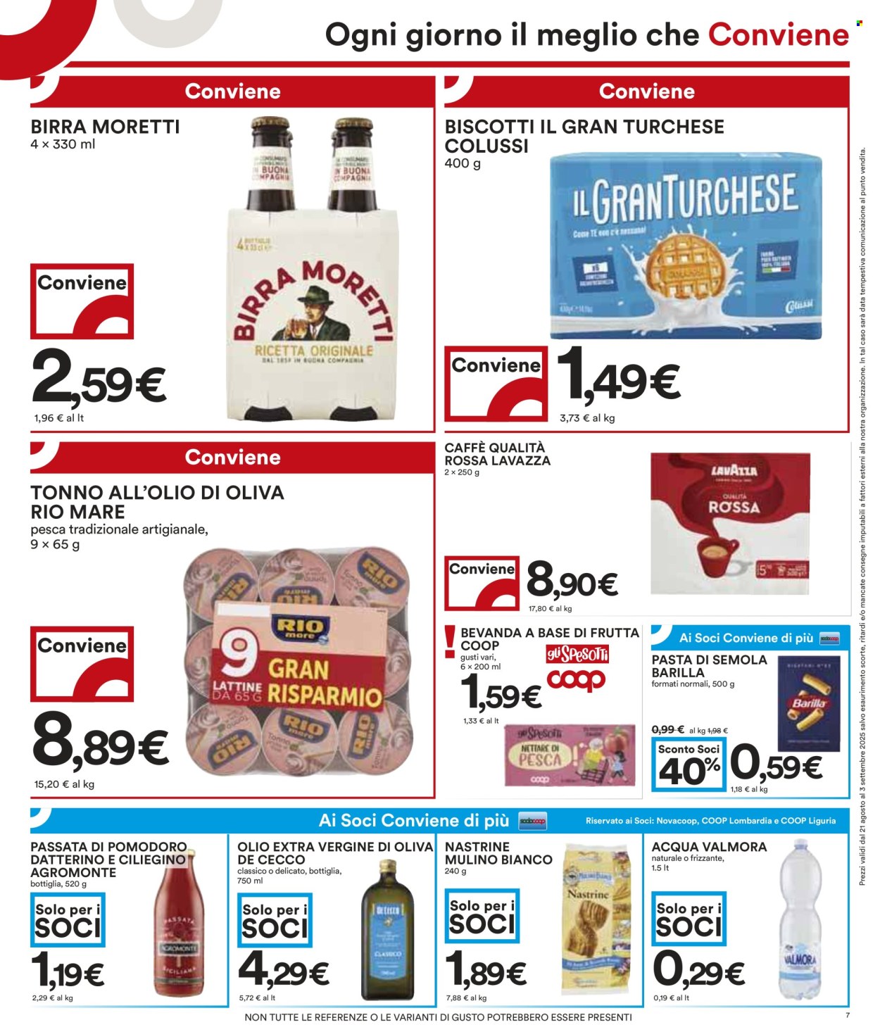 Volantino Coop - 21/8/2025 - 3/9/2025. Pagina 7
