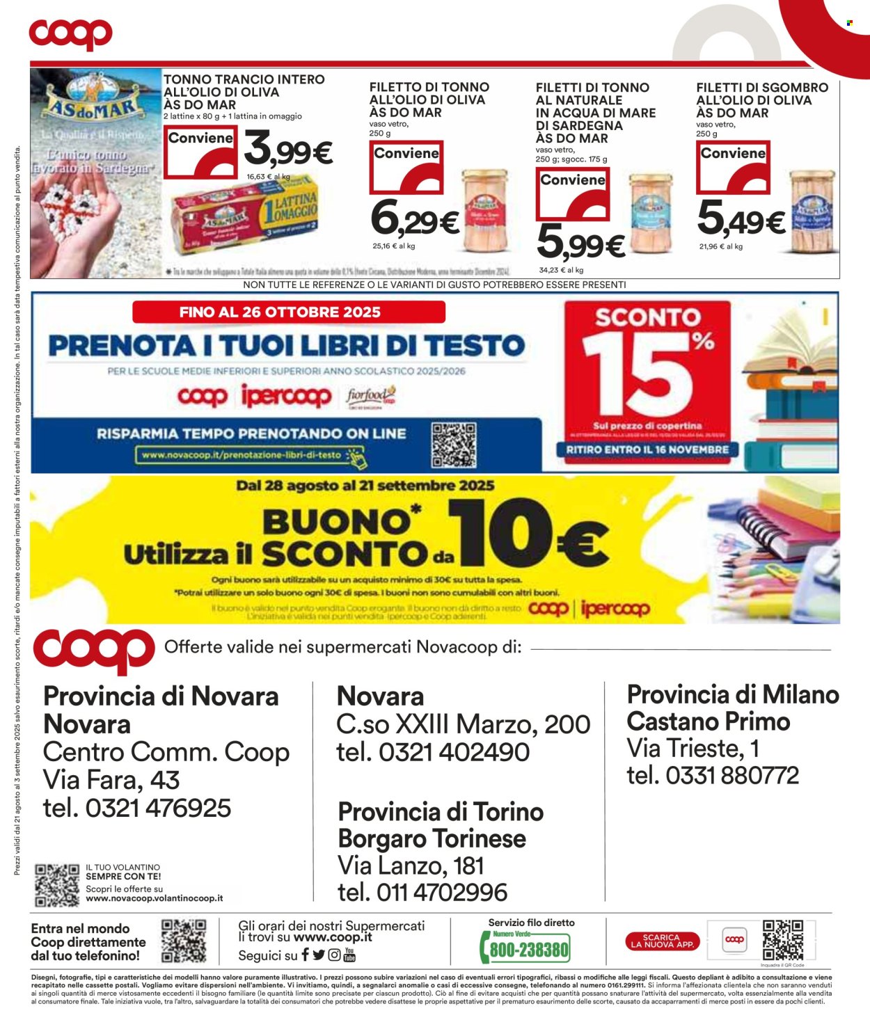 Volantino Coop - 21/8/2025 - 3/9/2025. Pagina 12