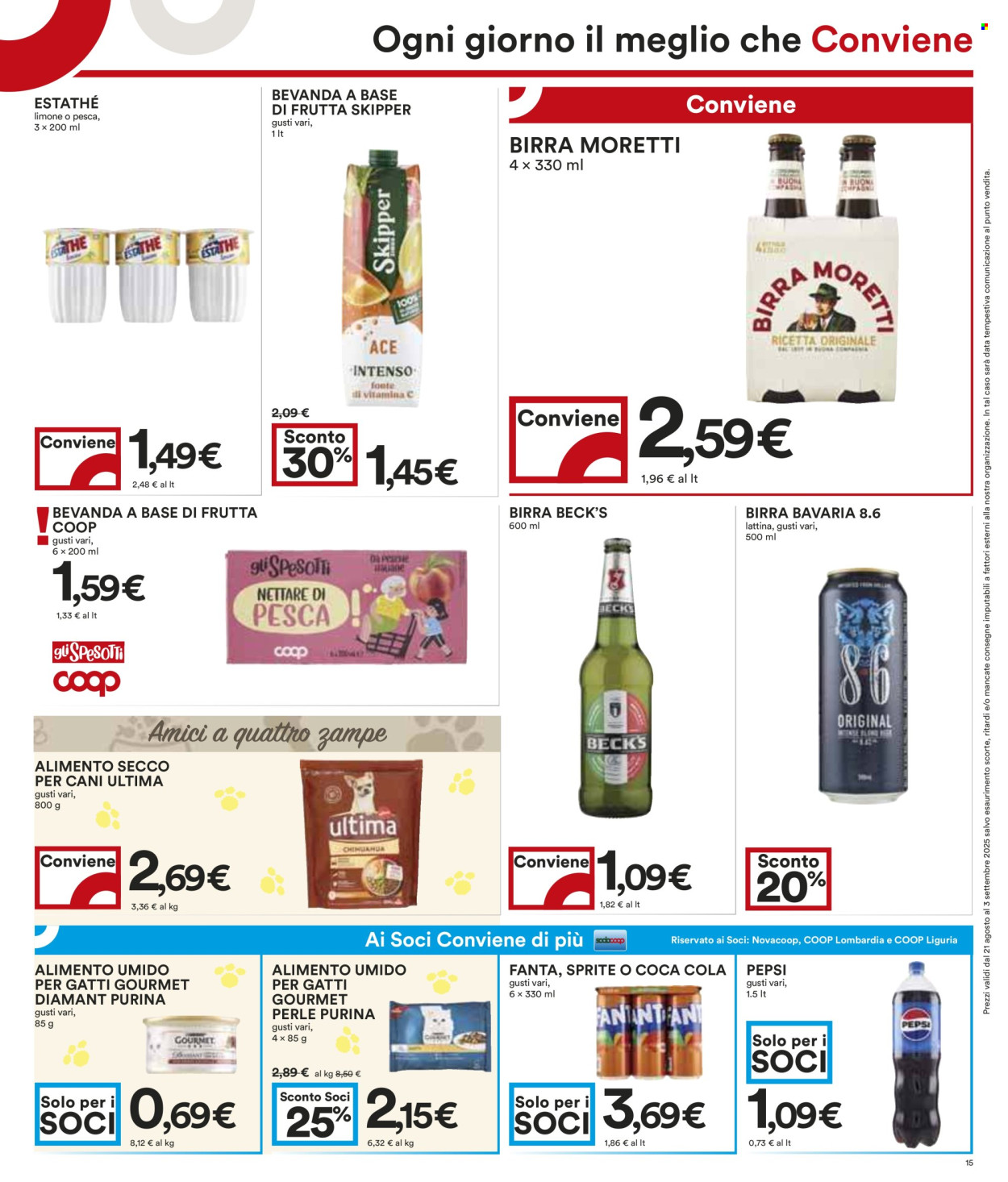 Volantino Coop - 21/8/2025 - 3/9/2025. Pagina 15