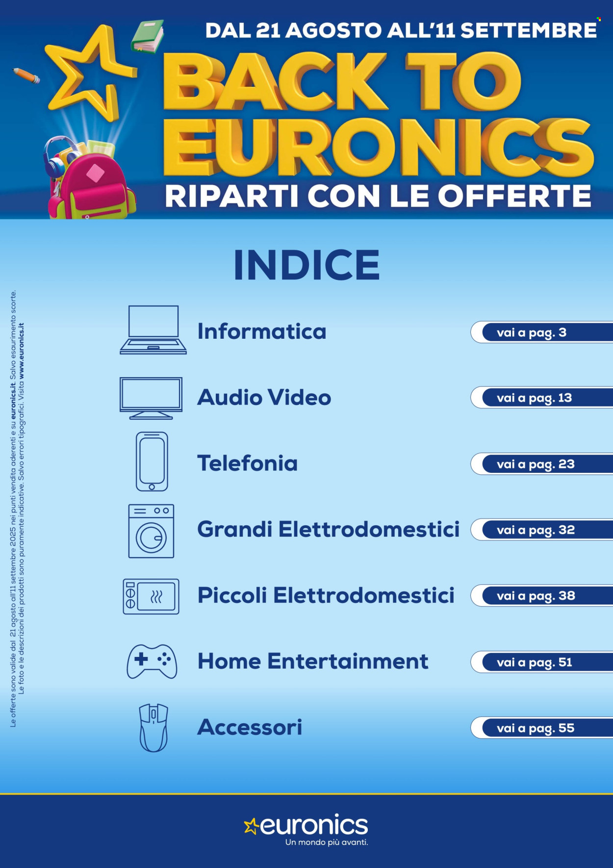 Volantino Euronics - 21/8/2025 - 11/9/2025. Pagina 2