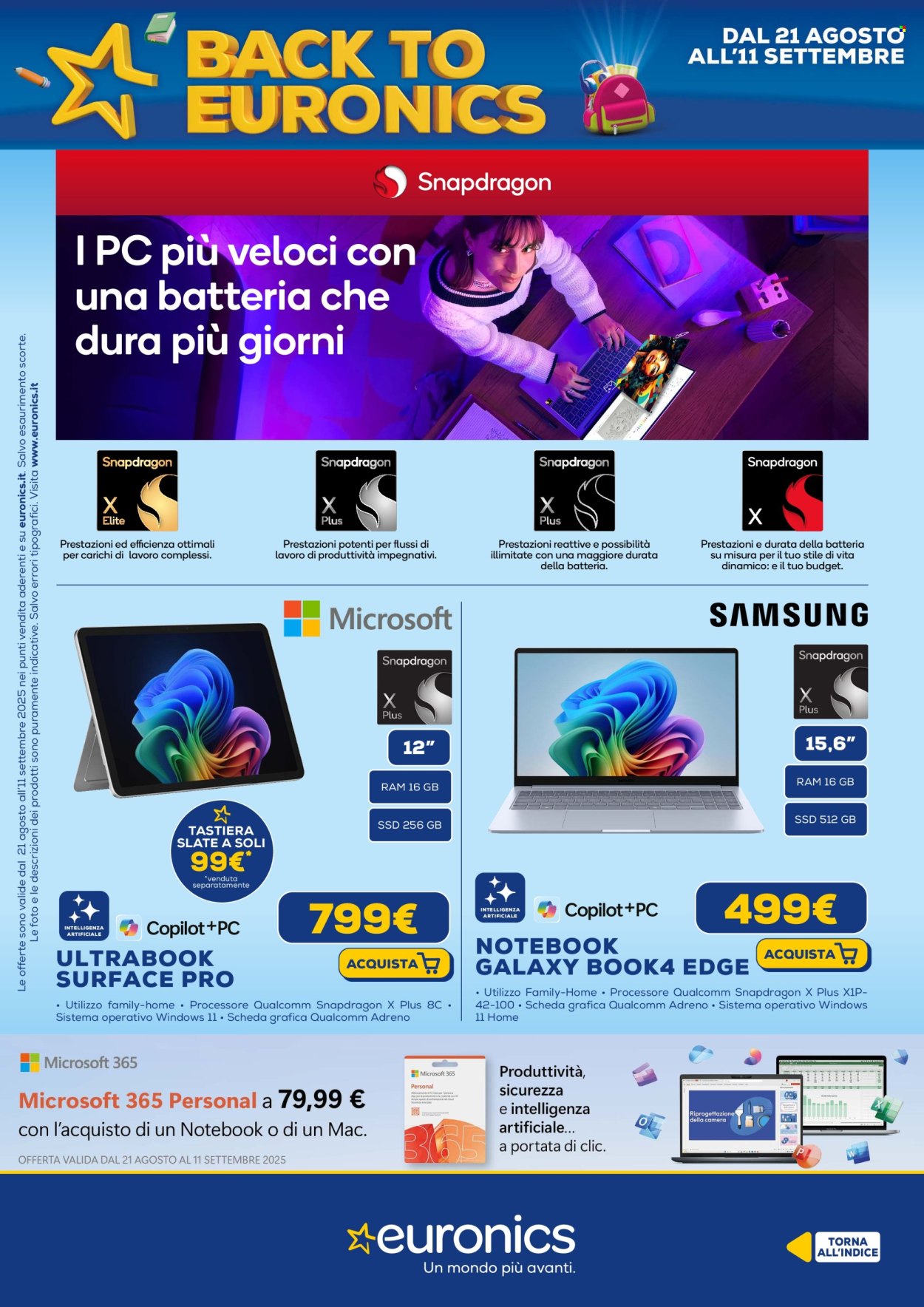 Volantino Euronics - 21/8/2025 - 11/9/2025. Pagina 5