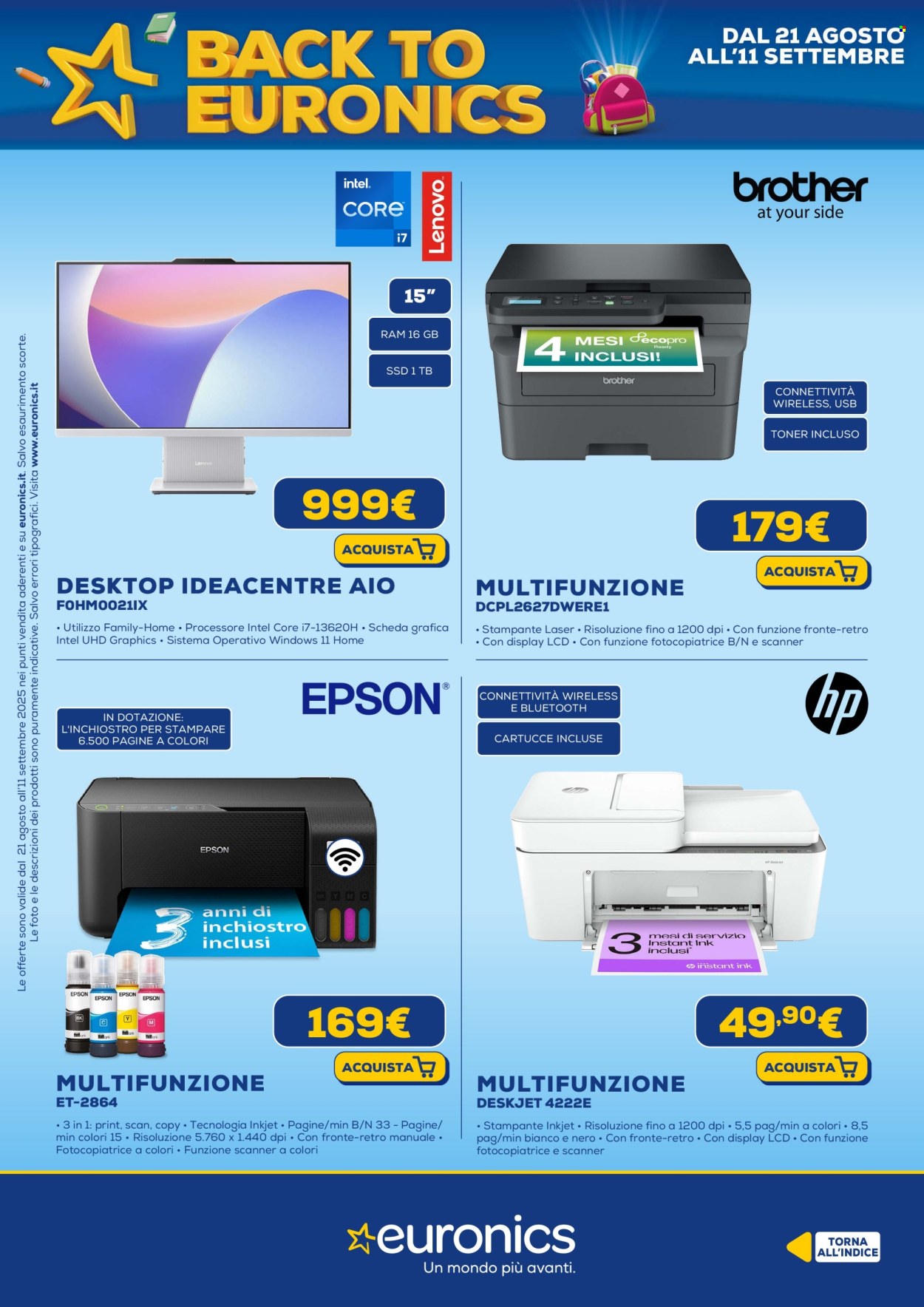 Volantino Euronics - 21/8/2025 - 11/9/2025. Pagina 12