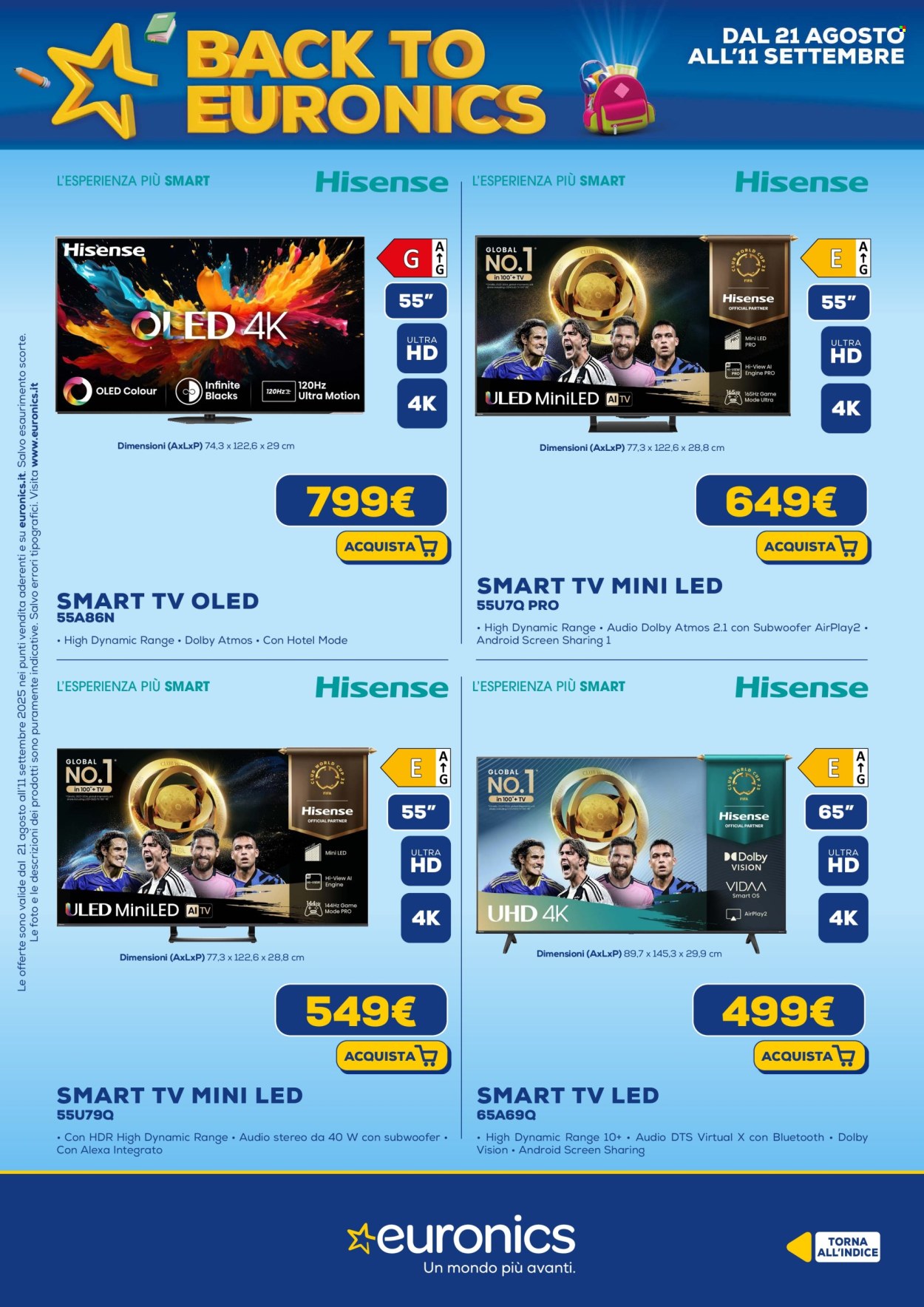 Volantino Euronics - 21/8/2025 - 11/9/2025. Pagina 14