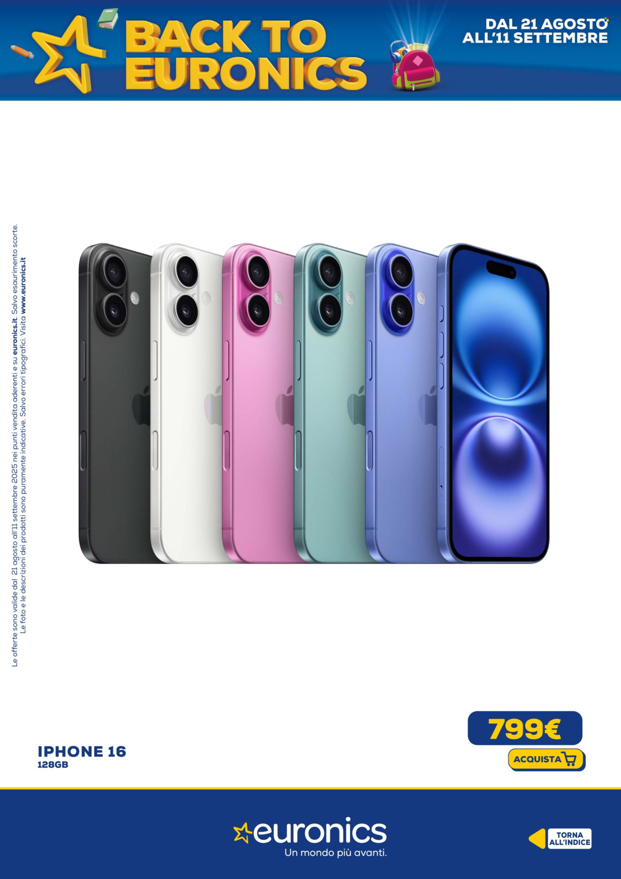 Volantino Euronics - 21/8/2025 - 11/9/2025. Pagina 23