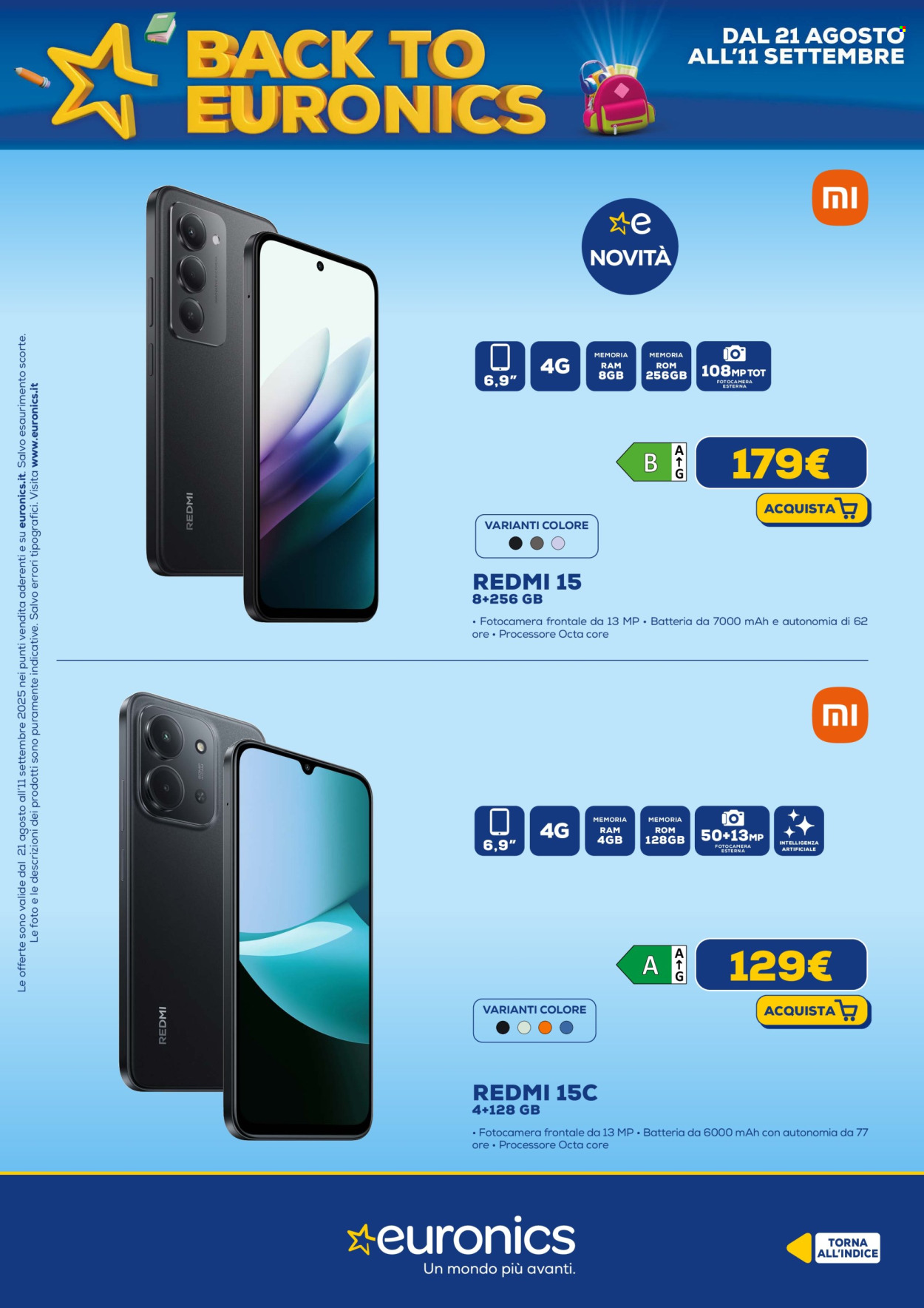 Volantino Euronics - 21/8/2025 - 11/9/2025. Pagina 24