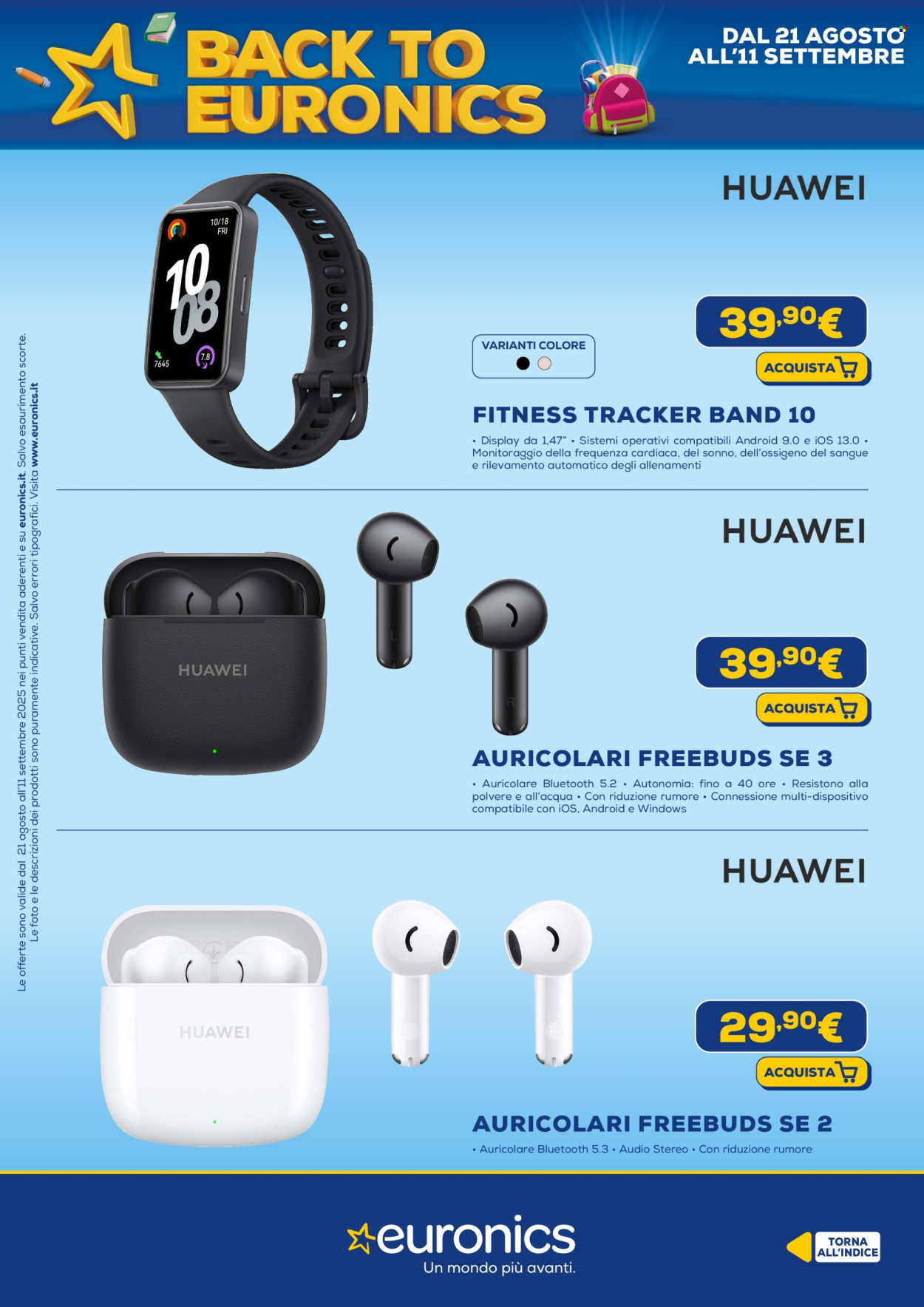 Volantino Euronics - 21/8/2025 - 11/9/2025. Pagina 25