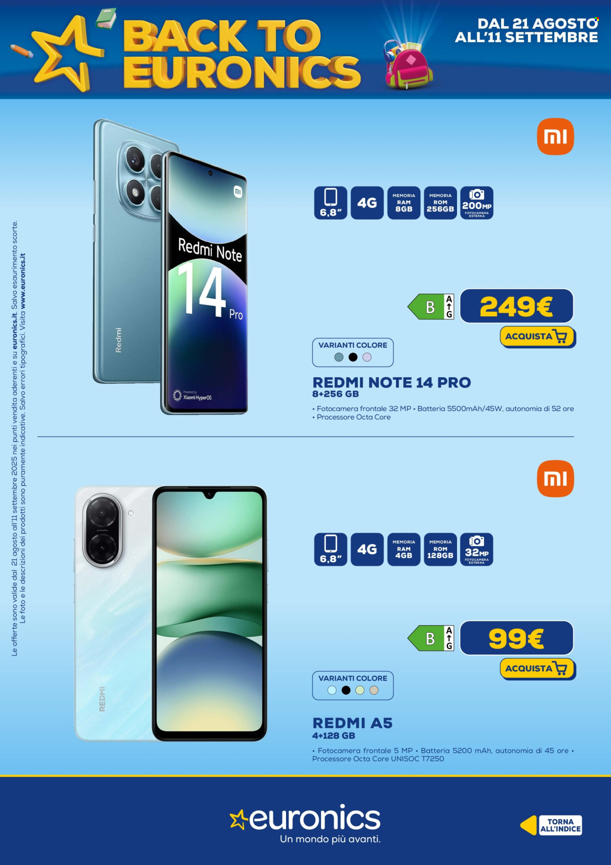 Volantino Euronics - 21/8/2025 - 11/9/2025. Pagina 27