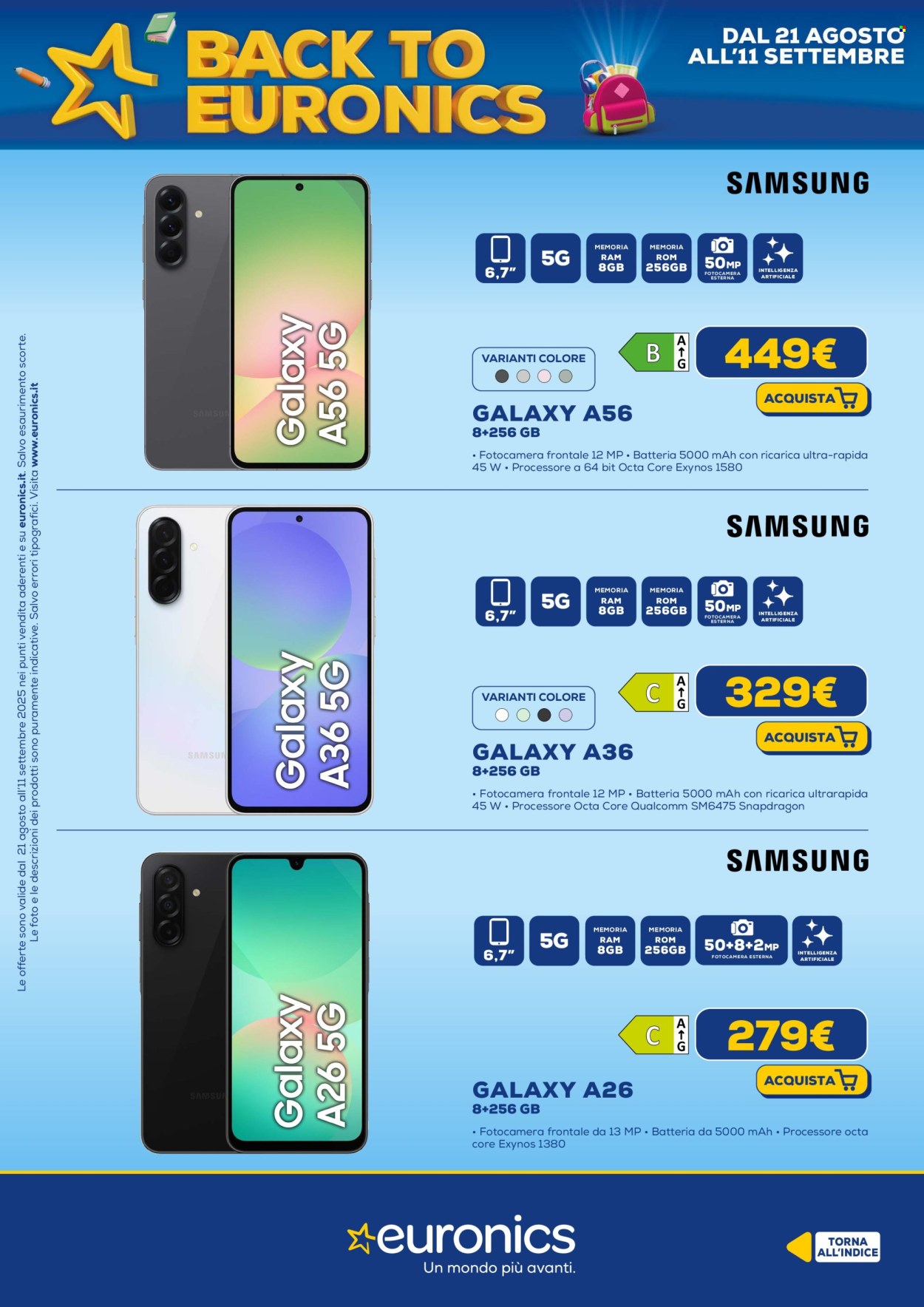 Volantino Euronics - 21/8/2025 - 11/9/2025. Pagina 28