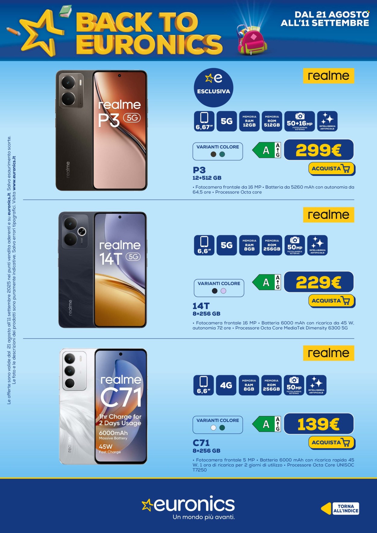 Volantino Euronics - 21/8/2025 - 11/9/2025. Pagina 30