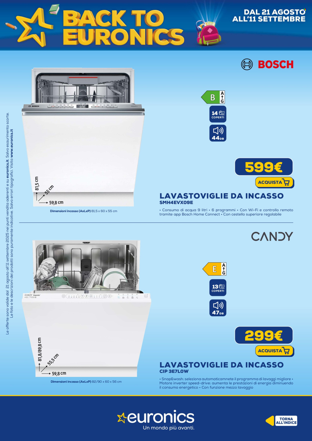 Volantino Euronics - 21/8/2025 - 11/9/2025. Pagina 37