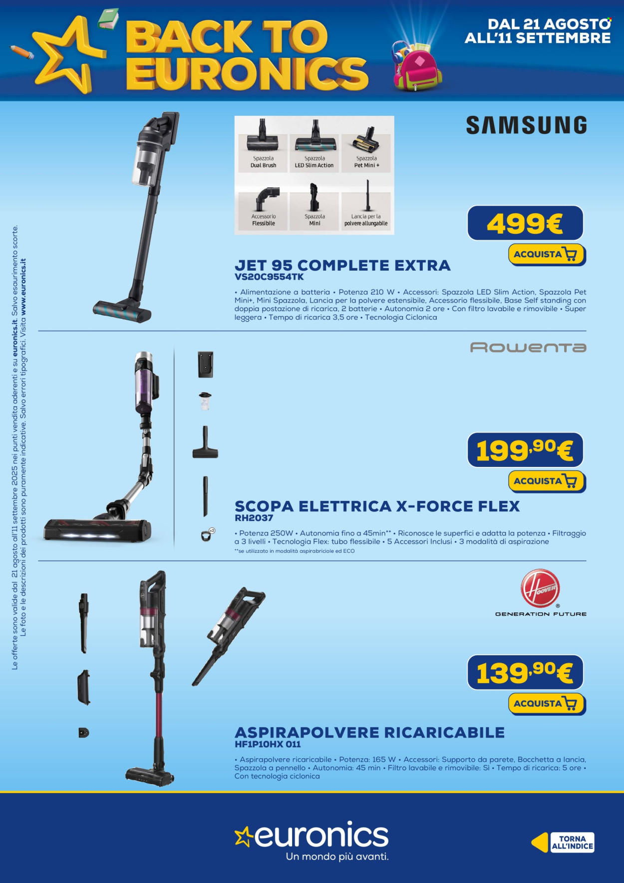 Volantino Euronics - 21/8/2025 - 11/9/2025. Pagina 39