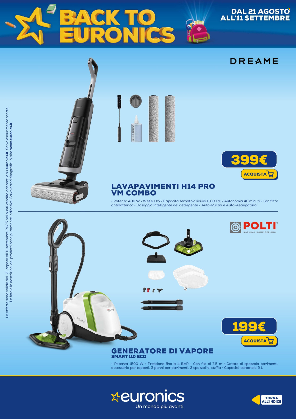 Volantino Euronics - 21/8/2025 - 11/9/2025. Pagina 41
