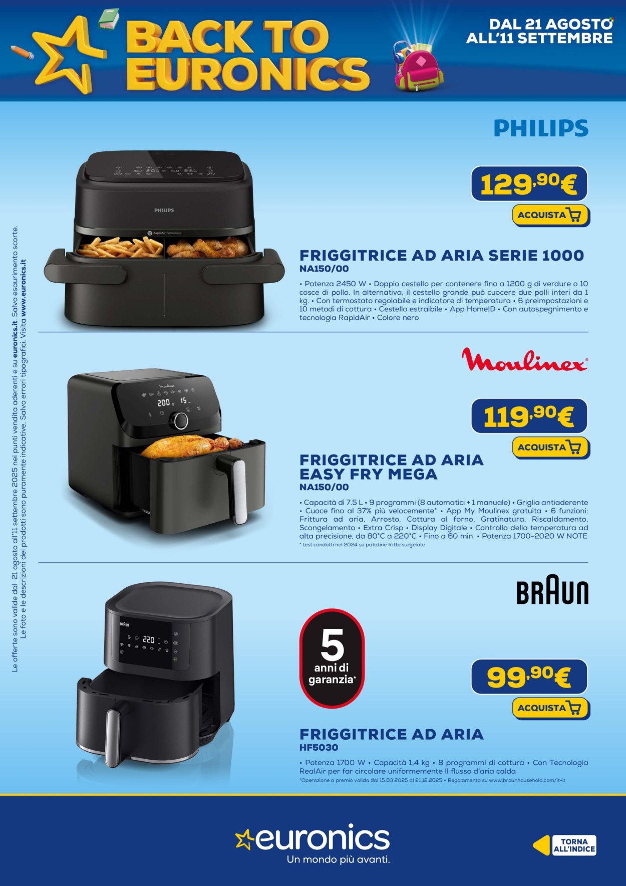 Volantino Euronics - 21/8/2025 - 11/9/2025. Pagina 45