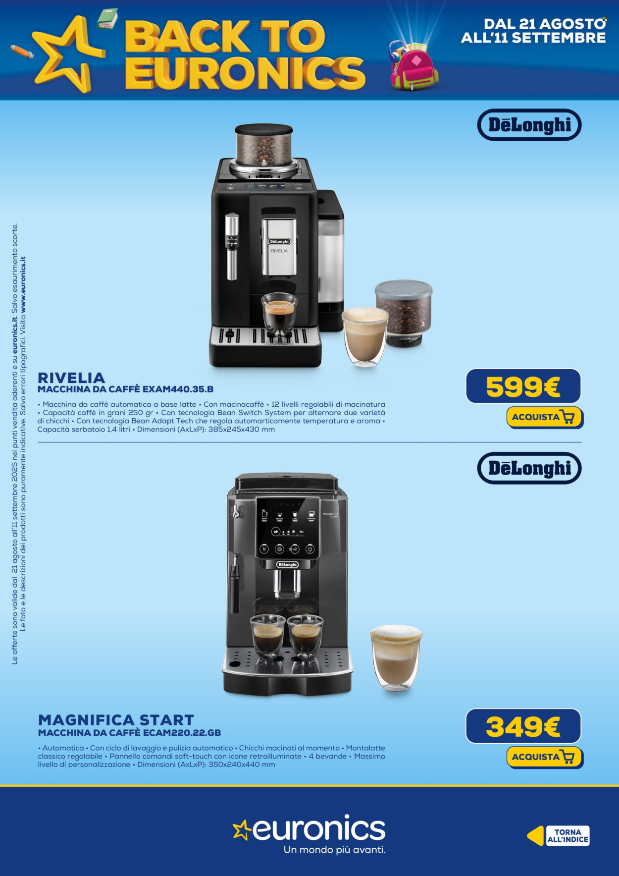 Volantino Euronics - 21/8/2025 - 11/9/2025. Pagina 46