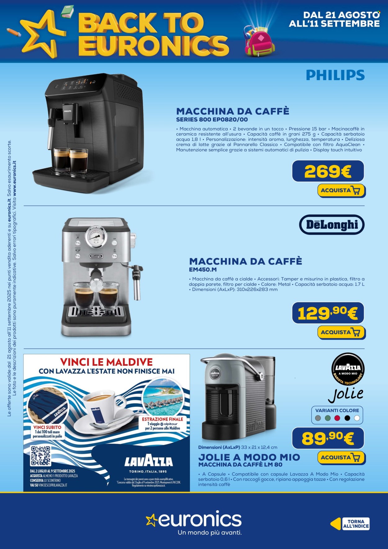 Volantino Euronics - 21/8/2025 - 11/9/2025. Pagina 47