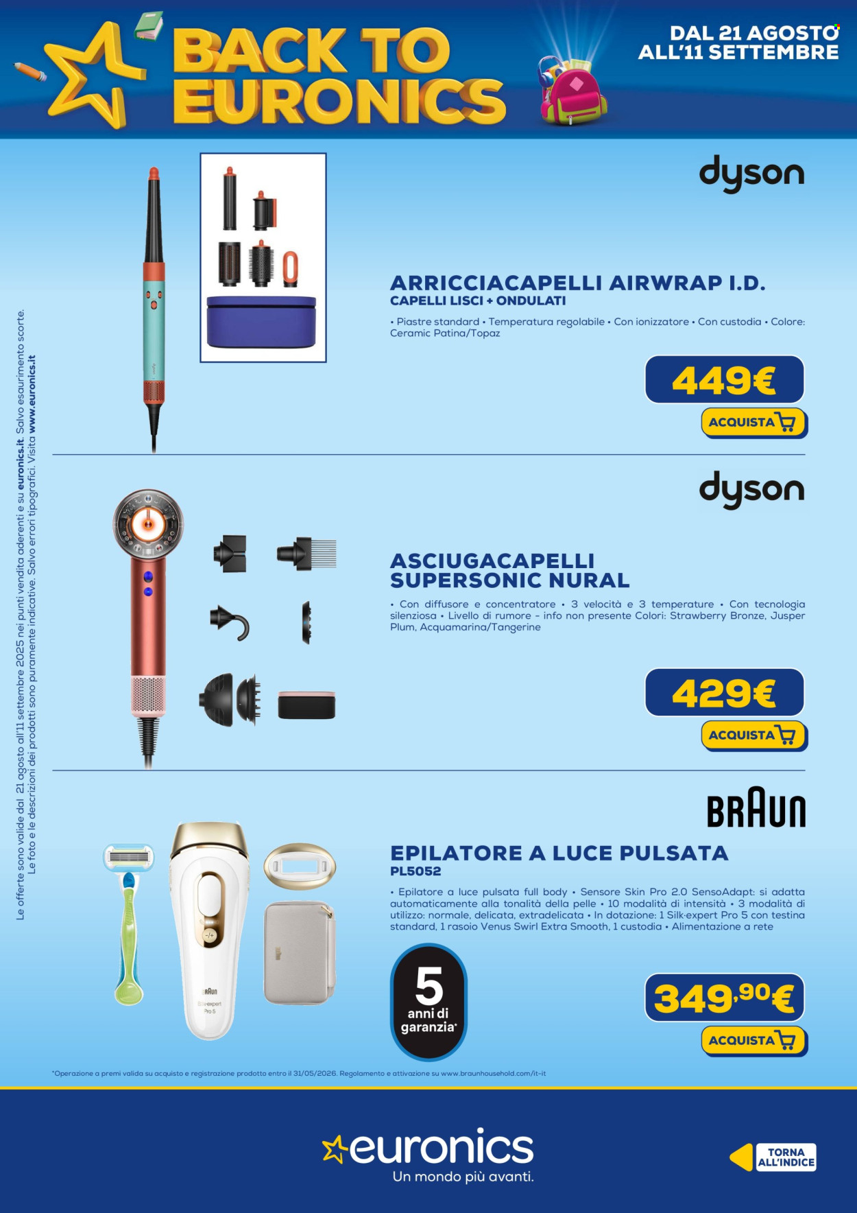 Volantino Euronics - 21/8/2025 - 11/9/2025. Pagina 48