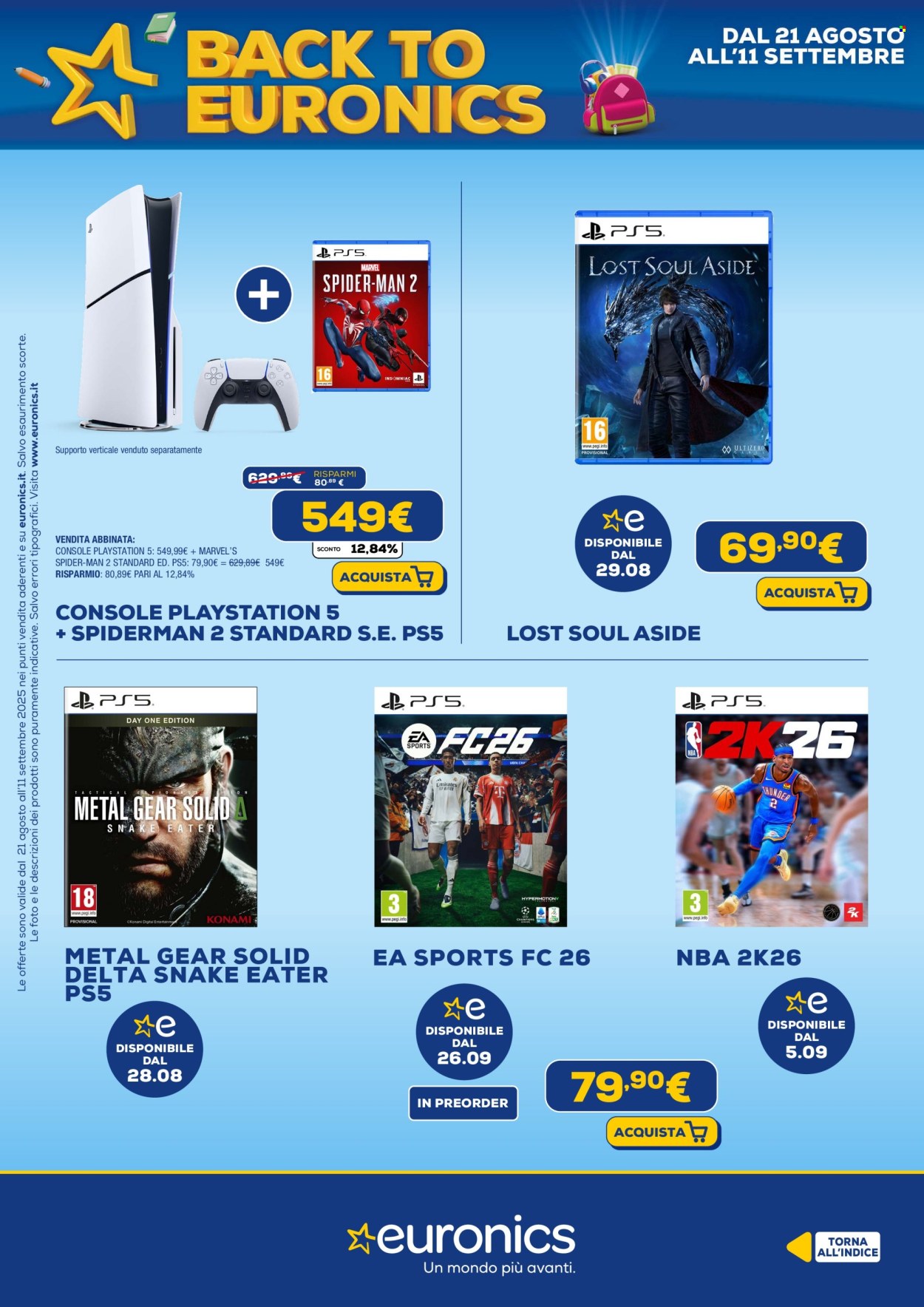Volantino Euronics - 21/8/2025 - 11/9/2025. Pagina 53