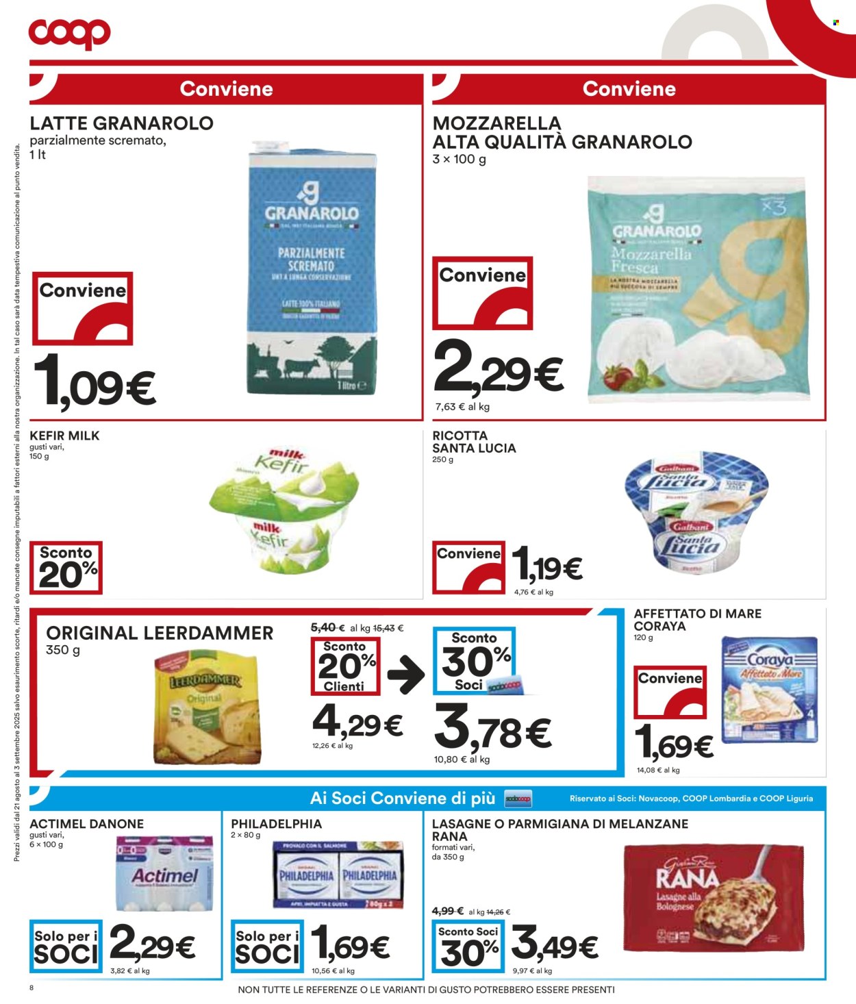 Volantino Coop - 21/8/2025 - 3/9/2025. Pagina 8