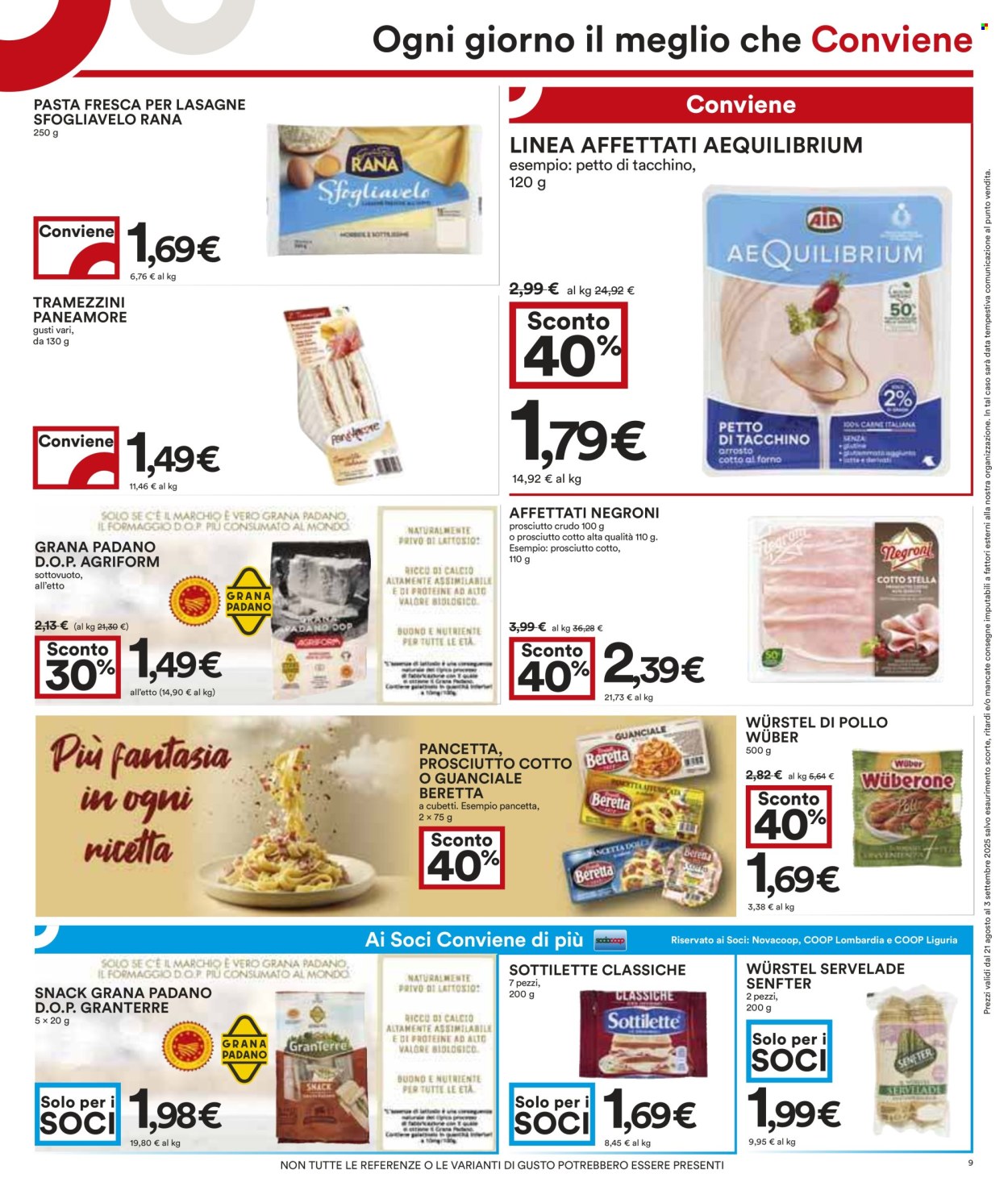 Volantino Coop - 21/8/2025 - 3/9/2025. Pagina 9