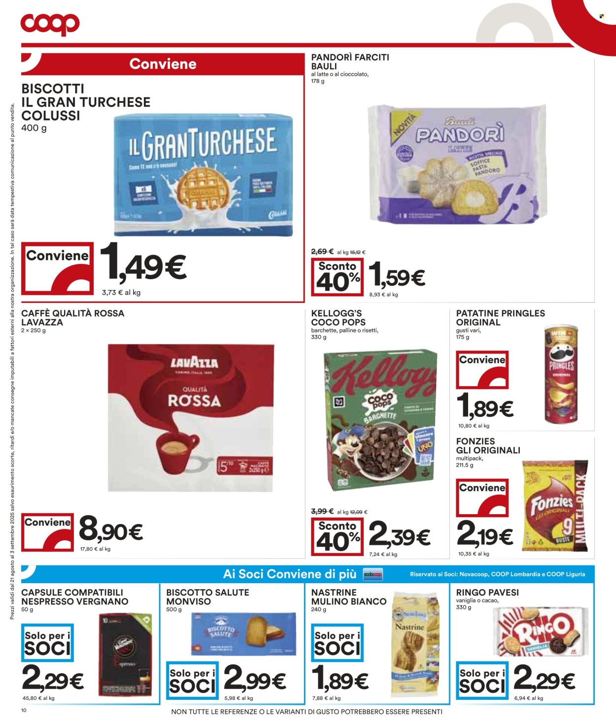 Volantino Coop - 21/8/2025 - 3/9/2025. Pagina 10