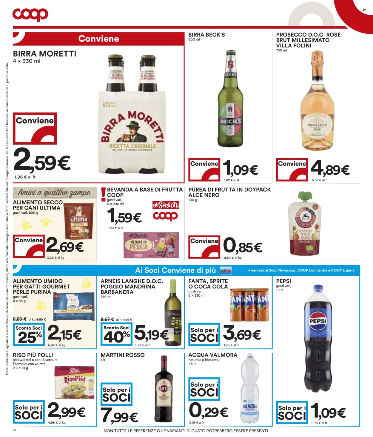 Volantino Coop - 21/8/2025 - 3/9/2025. Pagina 12