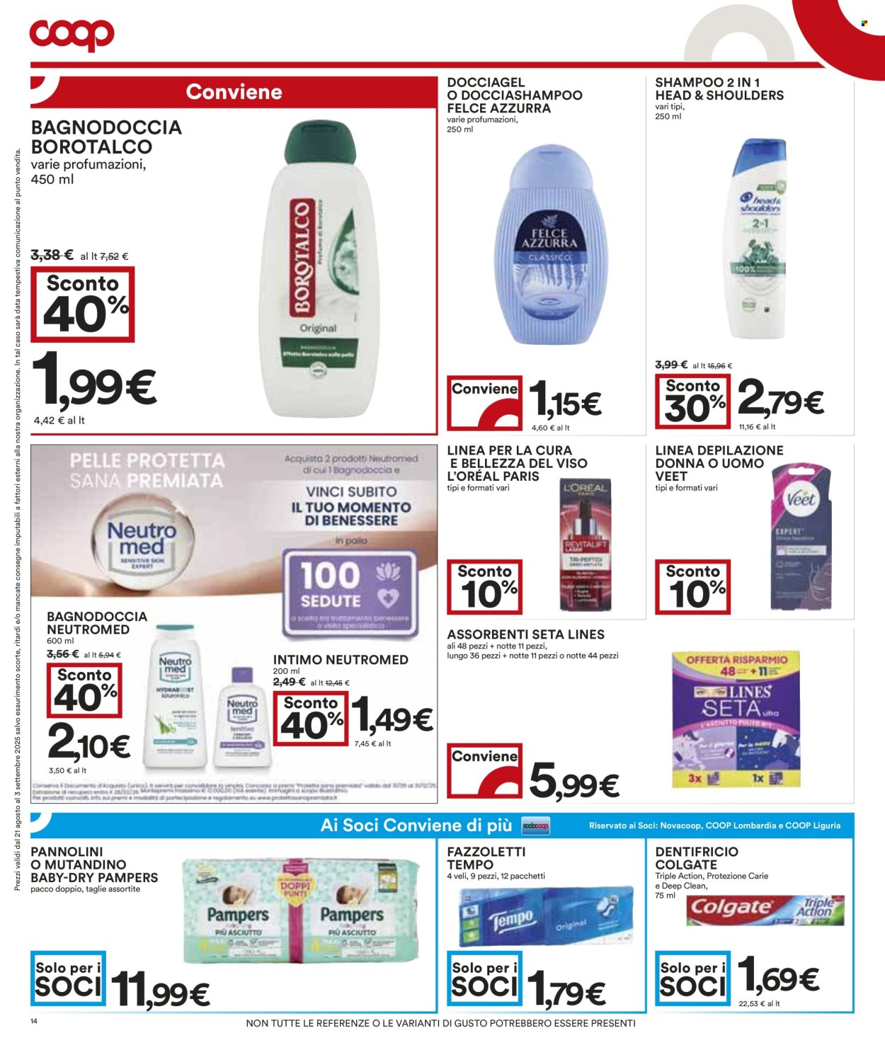 Volantino Coop - 21/8/2025 - 3/9/2025. Pagina 14