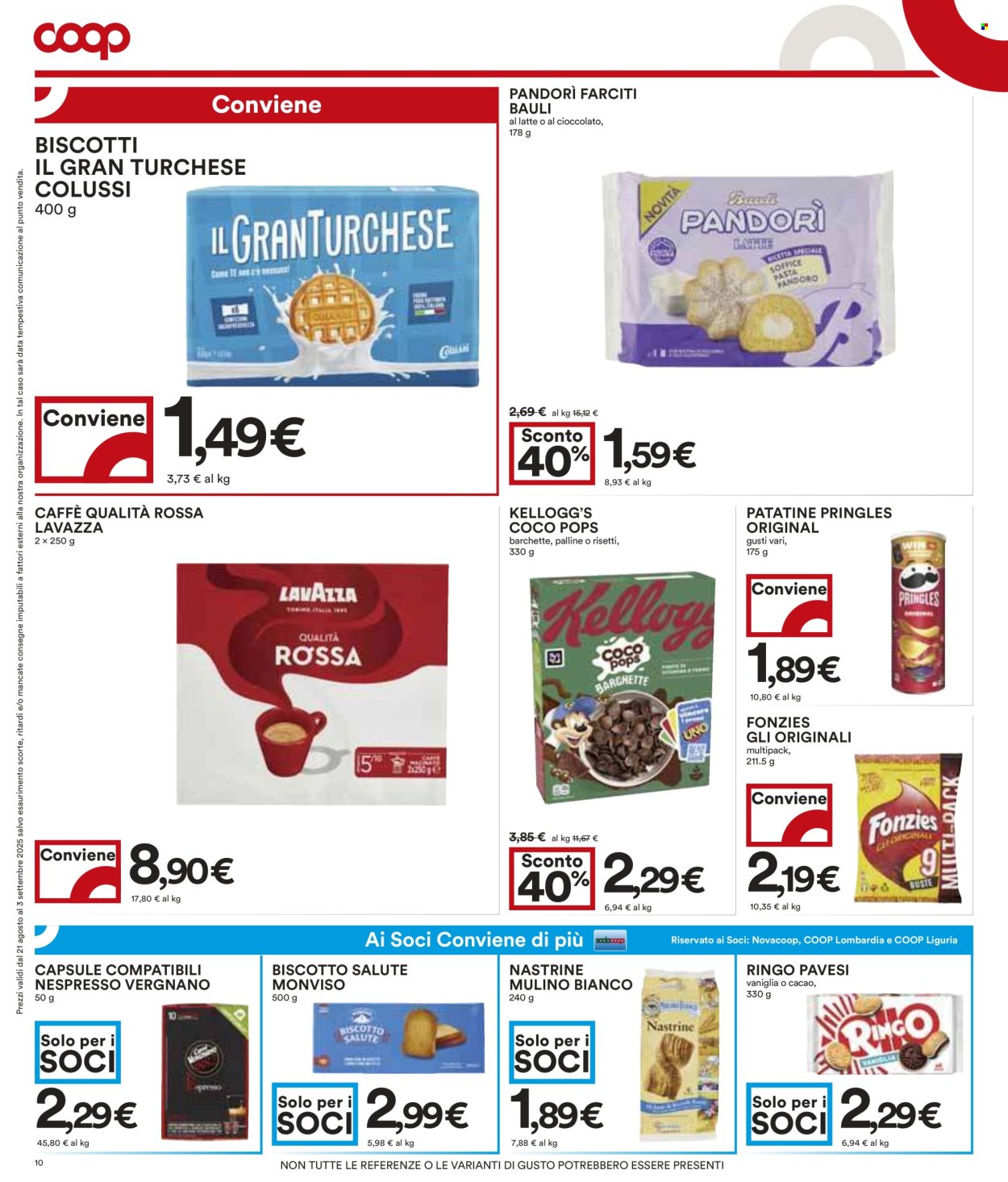 Volantino Coop - 21/8/2025 - 3/9/2025. Pagina 10