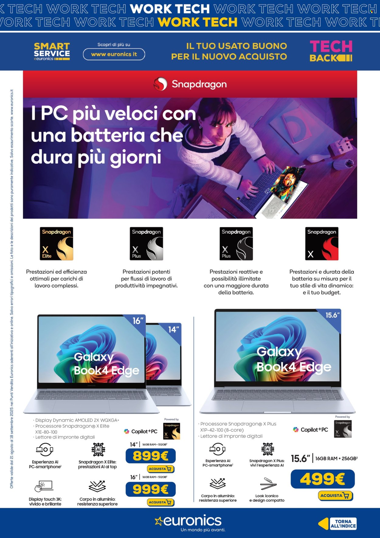 Volantino Euronics - 21/8/2025 - 18/9/2025. Pagina 7