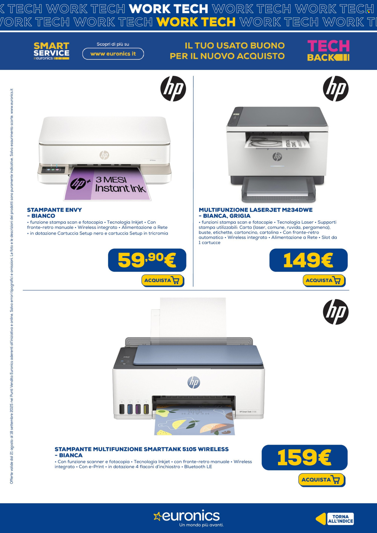 Volantino Euronics - 21/8/2025 - 18/9/2025. Pagina 12