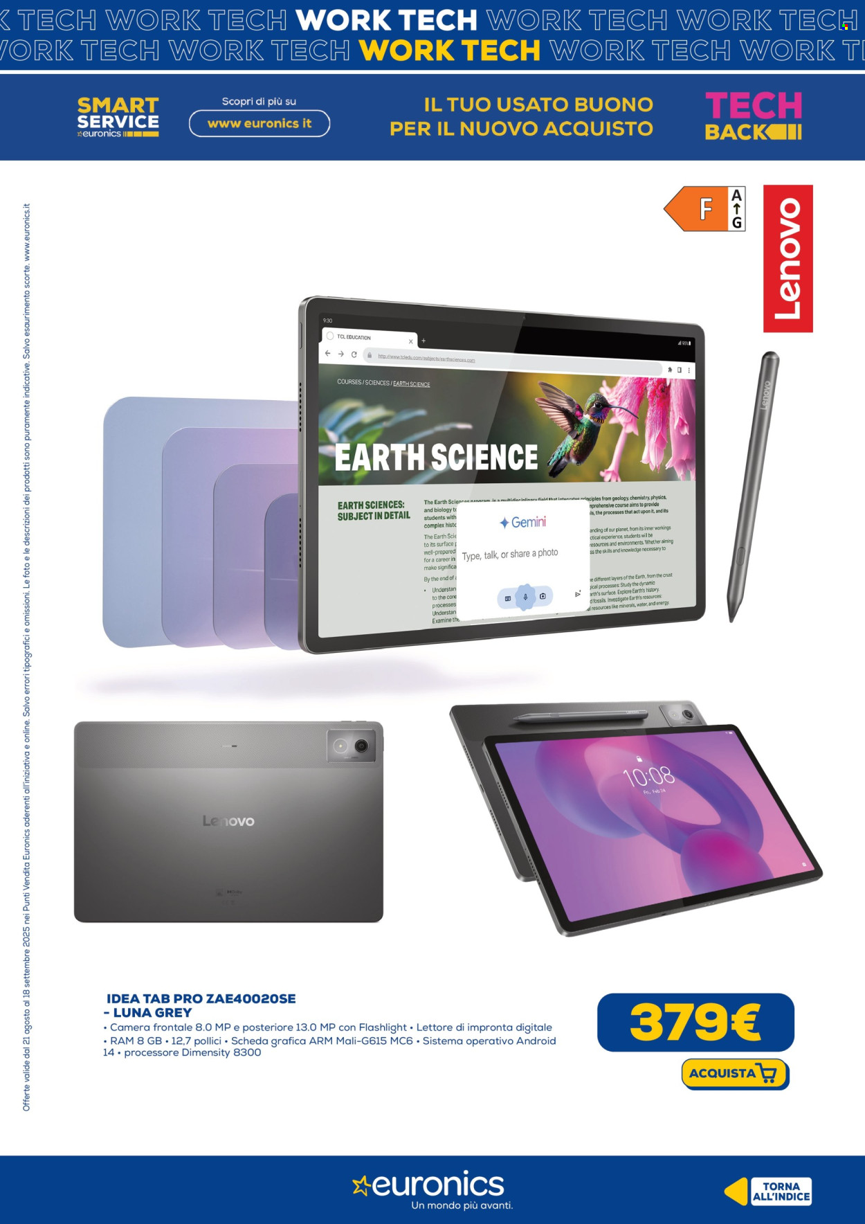 Volantino Euronics - 21/8/2025 - 18/9/2025. Pagina 14